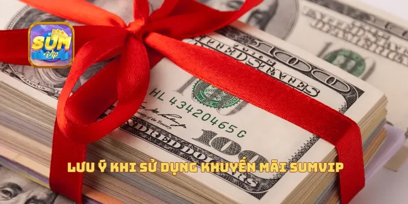 Lưu ý khi sử dụng khuyến mãi Sumvip